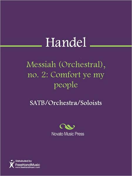 Messiah (Orchestral), no. 2: Comfort ye my people