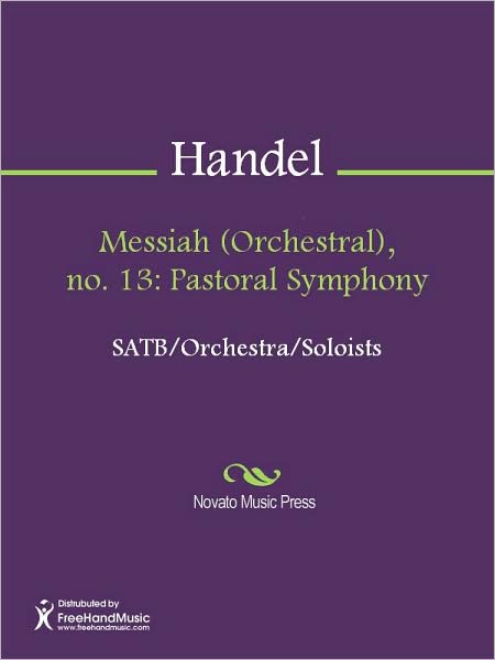 Messiah (Orchestral), no. 13: Pastoral Symphony