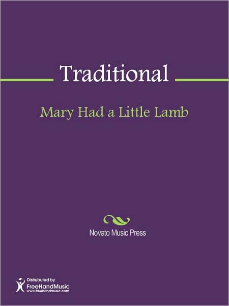 Mary Had a Little Lamb