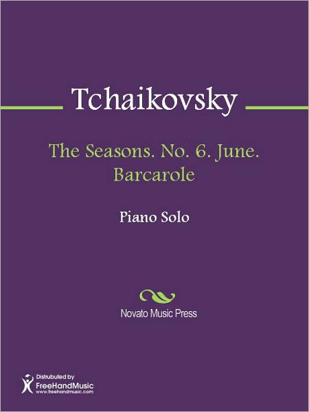 The Seasons. No. 6. June. Barcarole