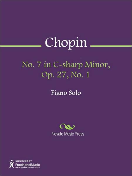 No. 7 in C-sharp Minor, Op. 27, No. 1