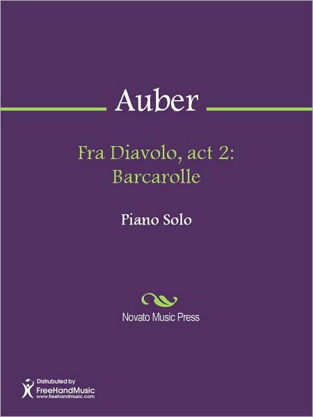 Fra Diavolo, act 2: Barcarolle