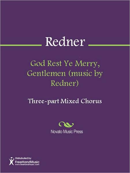 God Rest Ye Merry, Gentlemen (music by Redner)