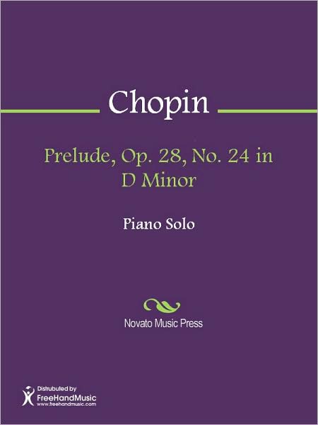 Prelude, Op. 28, No. 24 in D Minor