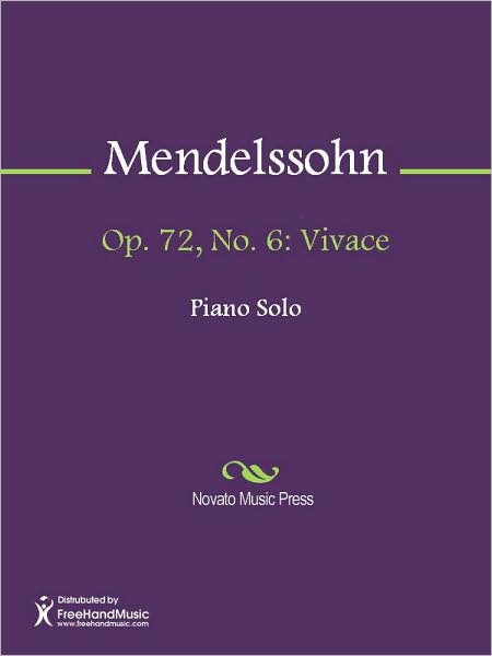 Op. 72, No. 6: Vivace
