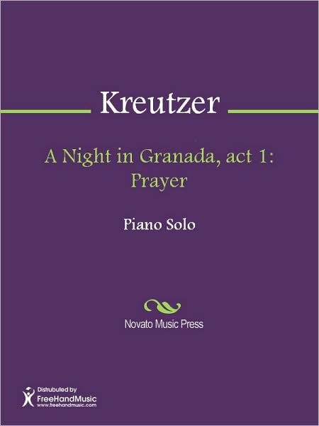 A Night in Granada, act 1: Prayer