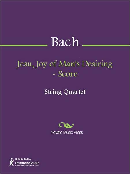 Jesu, Joy of Man's Desiring - Score