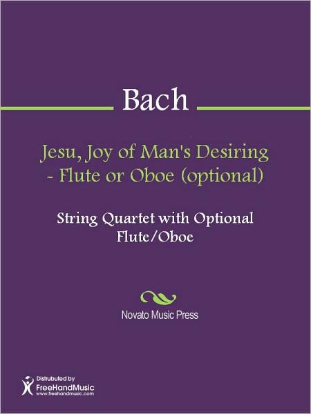 Jesu, Joy of Man's Desiring - Flute or Oboe (optional)