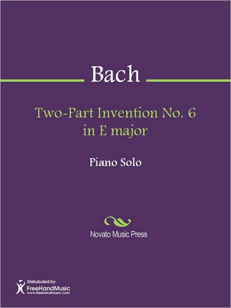 Two-Part Invention No. 6 in E major