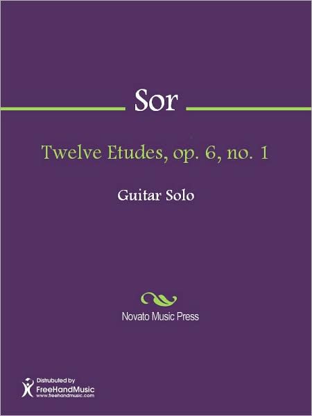 Twelve Etudes, op. 6, no. 1