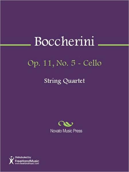 Op. 11, No. 5 - Cello