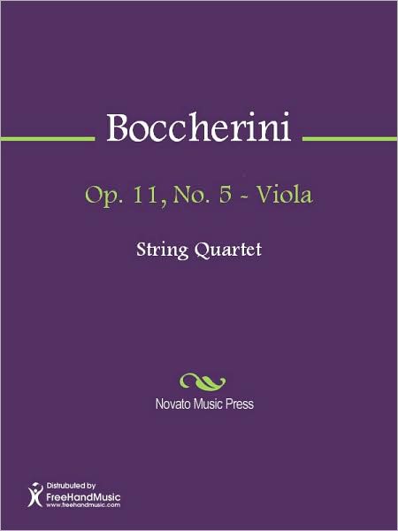 Op. 11, No. 5 - Viola