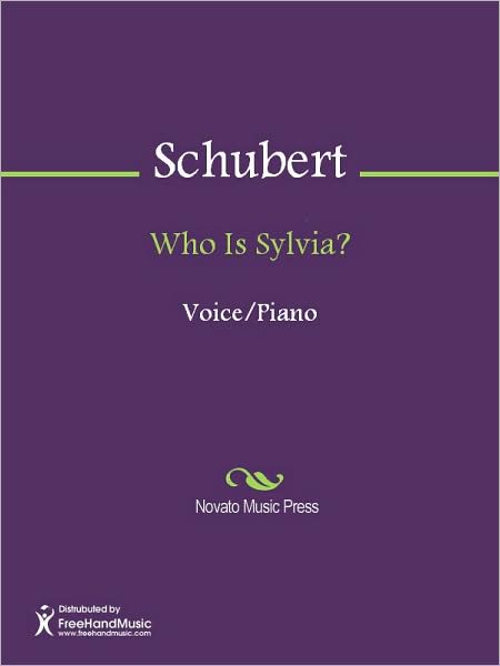 Who Is Sylvia?