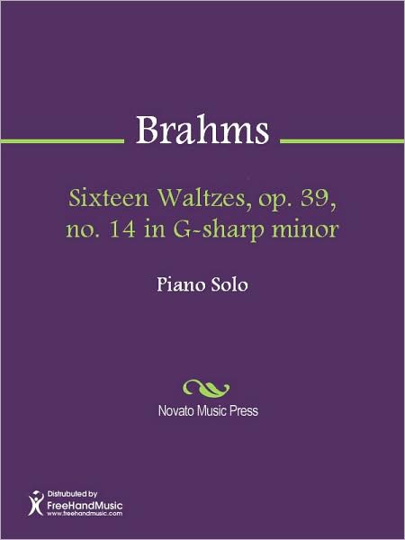 Sixteen Waltzes, op. 39, no. 14 in G-sharp minor