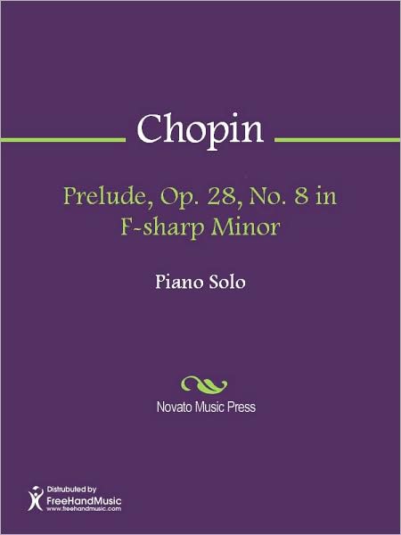 Prelude, Op. 28, No. 8 in F-sharp Minor