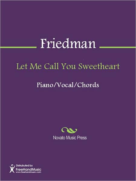 Let Me Call You Sweetheart