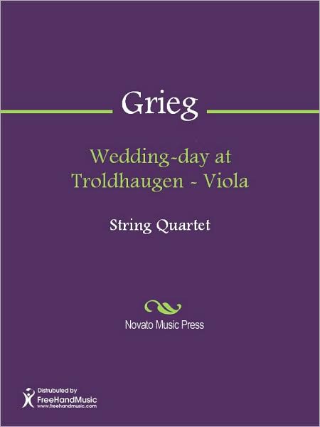 Wedding-day at Troldhaugen - Viola