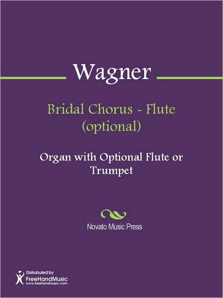 Bridal Chorus - Flute (optional)