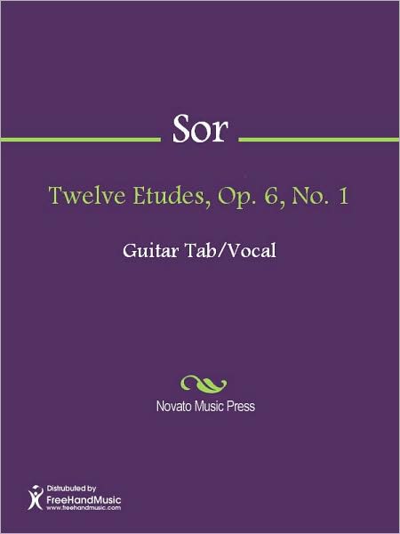 Twelve Etudes, Op. 6, No. 1
