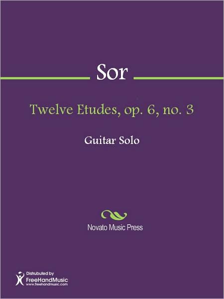 Twelve Etudes, op. 6, no. 3
