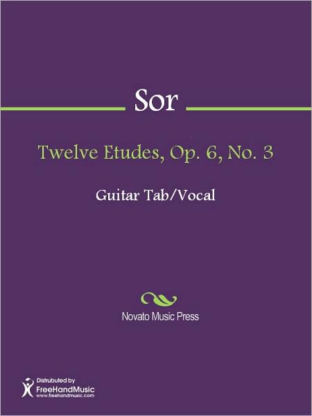 Twelve Etudes, Op. 6, No. 3