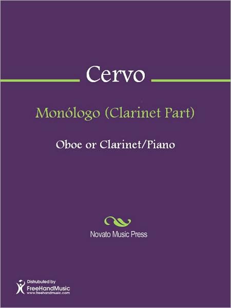 Monologo (Clarinet Part)