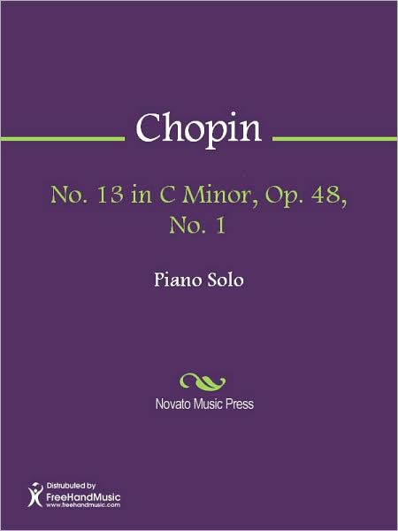No. 13 in C Minor, Op. 48, No. 1