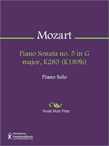 Piano Sonata no. 5 in G major, K283 (K189h)