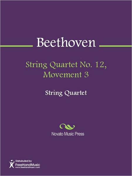 String Quartet No. 12, Movement 3