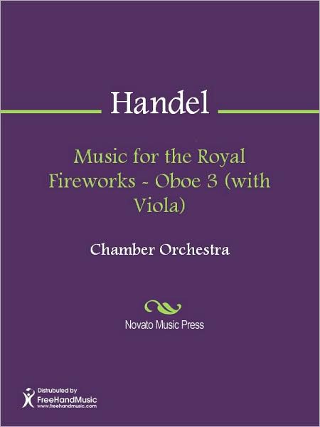 Music for the Royal Fireworks - Oboe 3 (with Viola)