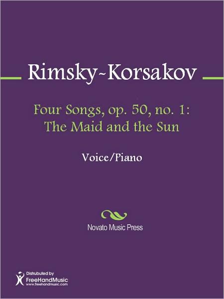 Four Songs, op. 50, no. 1: The Maid and the Sun