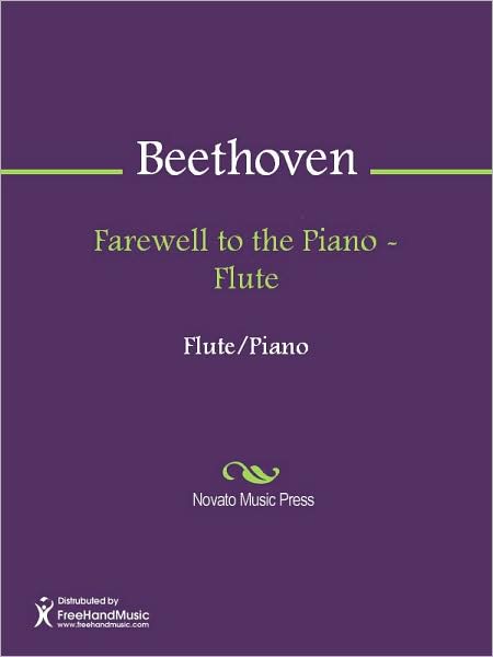 Farewell to the Piano - Flute