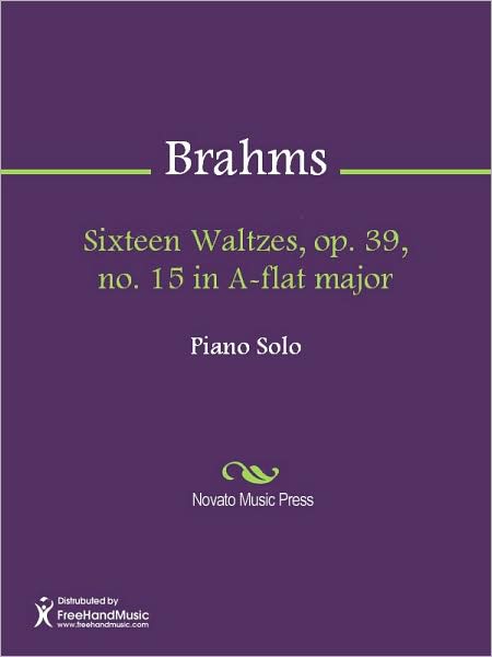 Sixteen Waltzes, op. 39, no. 15 in A-flat major