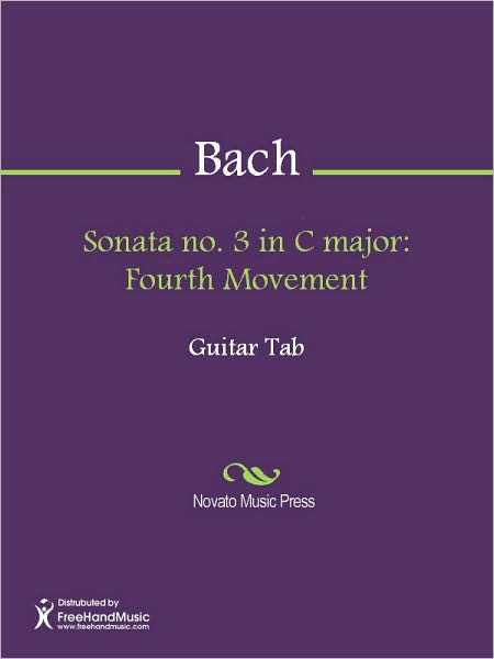 Sonata no. 3 in C major: Fourth Movement