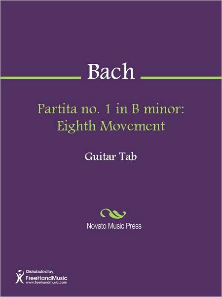 Partita no. 1 in B minor: Eighth Movement