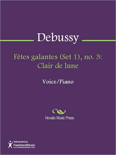 Fetes galantes (Set 1), no. 3: Clair de lune