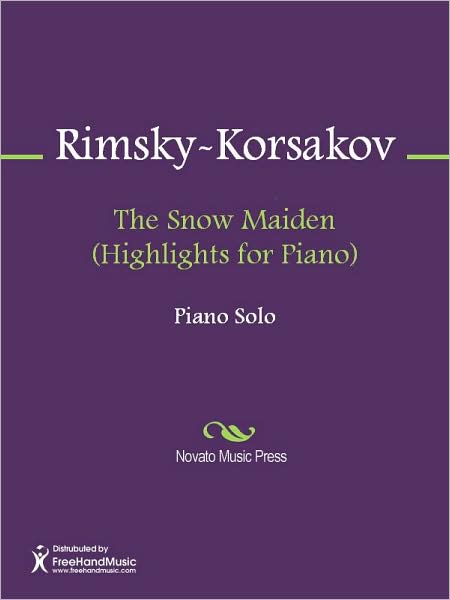 The Snow Maiden (Highlights for Piano)