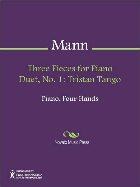 Three Pieces for Piano Duet, No. 1: Tristan Tango
