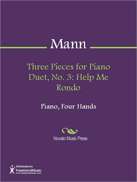 Three Pieces for Piano Duet, No. 3: Help Me Rondo