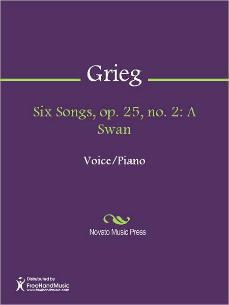 Six Songs, op. 25, no. 2: A Swan