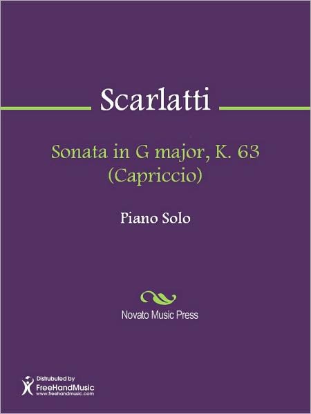 Sonata in G major, K. 63 (Capriccio)