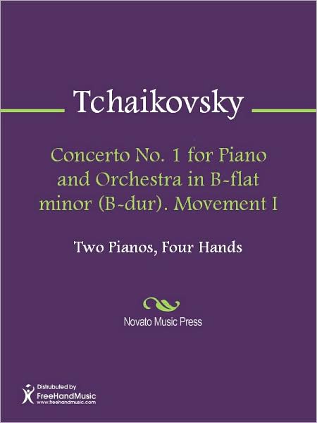 Concerto No. 1 for Piano and Orchestra in B-flat minor (B-dur). Movement I