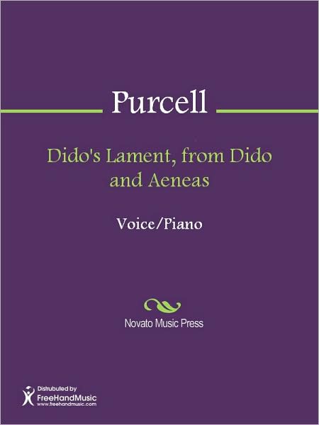 Dido's Lament, from Dido and Aeneas