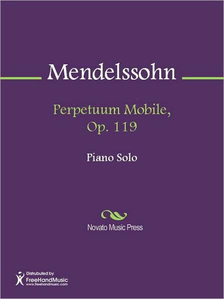 Perpetuum Mobile, Op. 119