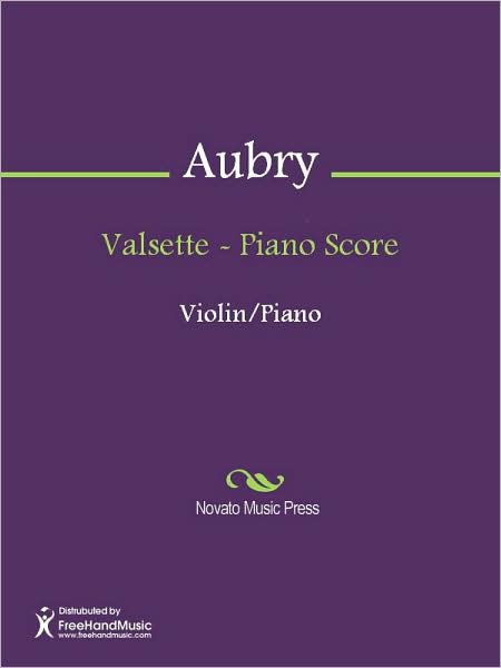 Valsette - Piano Score