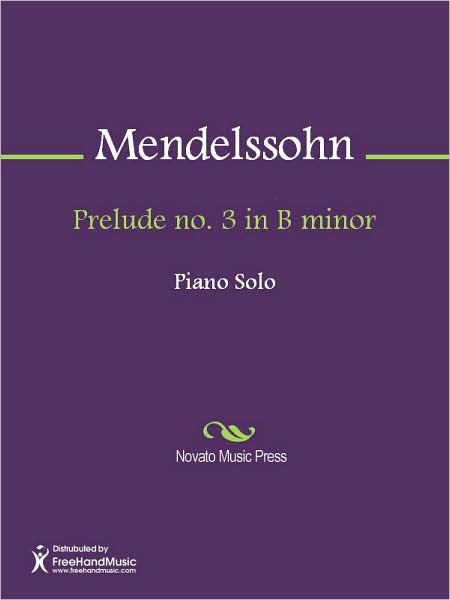 Prelude no. 3 in B minor