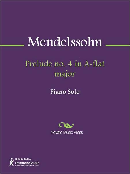 Prelude no. 4 in A-flat major