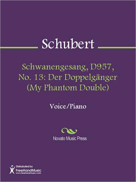 Schwanengesang, D957, No. 13: Der Doppelganger (My Phantom Double)