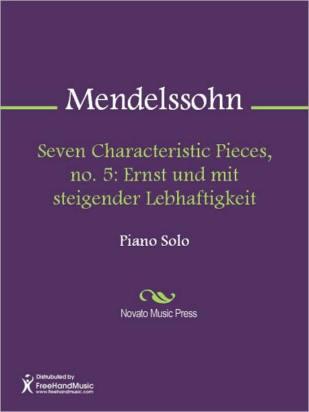 Seven Characteristic Pieces, no. 5: Ernst und mit steigender Lebhaftigkeit