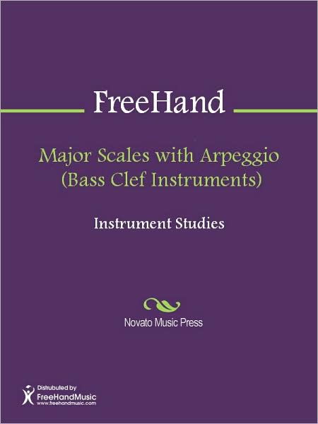 Major Scales with Arpeggio (Bass Clef Instruments)